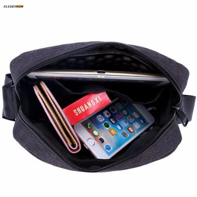 China Cross Body Tablet Bag Good Quality Canvas Men Tablet Classic Cross - Body Messenger Bag for iPad and Tablet for sale