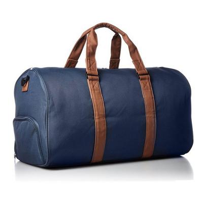 China Multifunctional Purpose Custom Men's Sport Travel Weekend Nylon Duffel Bag For Gym With Shoe Pocket for sale