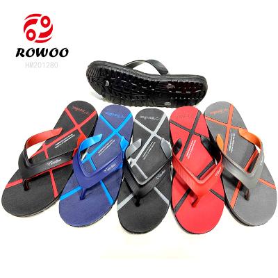 China Men Anti-Smell PVC Flip Flops Durable Outdoor Casual Summer Slippers Wholesale Flat Home Flip Flops for sale