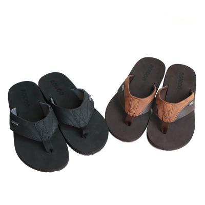 China flip flops RW30044, rowoo brand slip non slip flip flops soles slippers leather men for sale