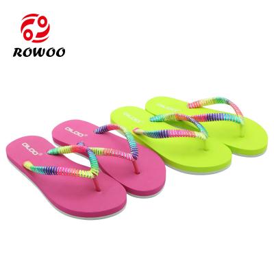 China Anti-odor Fashion Women's Flip Flops Bulk Girls Slippers Pink Slippers Women Sandals for sale