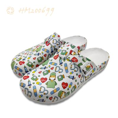 China HM200699 Lightweight Garden Clogs Shoes Clog Shoes Women Porcelain Eva Slippers for sale