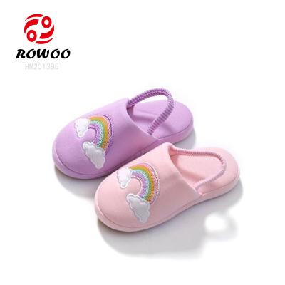 China New Design Kids Fur Homeslippers Foam Kids Slippers Lightweight Winter Warm Slides Slippers Slip On Slippers for sale