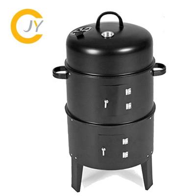 China Portable Adjustable Size Charcoal BBQ Grill Smoker BBQ Grills 3 in 1 Halloween Outdoor Travel Party Space Christmas Beer Chinese Discount for sale