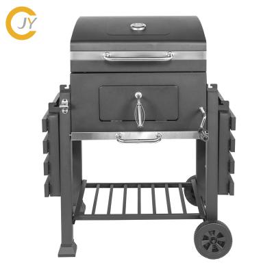 China Easily Assembled Charcoal Smoker BBQ Grill With Outdoor Cart for sale