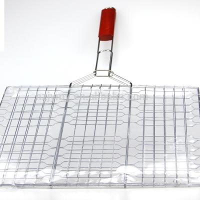 China Easily Cleaned Grilling Net Grill/Fish Grill/BBQ Fish Net Barbecue Grilling Stainless Steel Basket for sale