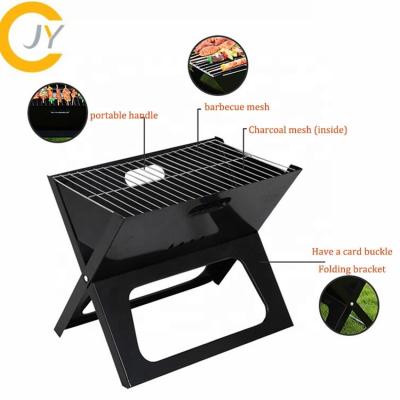 China High Quality Easily Assembled Portable Easy Cleaning X Shape Folding Folding Outdoor Camping Charcoal BBQ Grill for sale