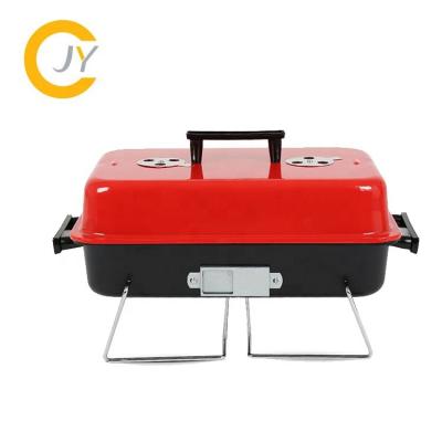 China Easily Assembled Portable Square Charcoal BBQ Grill Maker Hot Product Outdoor Grill for sale