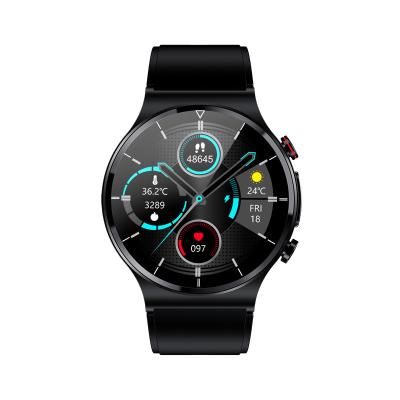 China E88 professional medical blood oxygen+Temperature+PPG+ECG radio MP3 playback medical treatment charging independent smart watch for sale