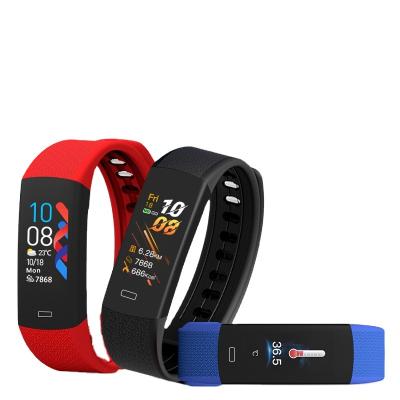 China MP3 Playback B6W Body Temperature Blood Pressure Blood Oxygen Heart Rate Sleep Monitor Professional Sport Smart Wristband for sale