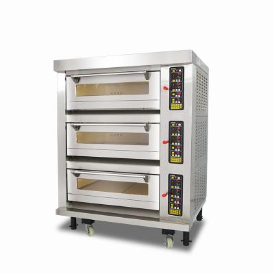 China Flour Mill Professional 3 Deck 6 Deck Classic Oven Electric Oven For Baking Equipment for sale