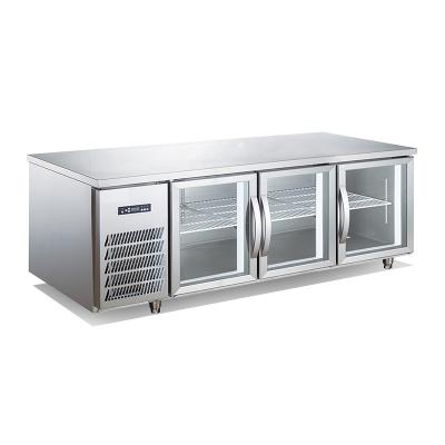 China High Freezing Effiency Under Counter 1.8m Fridge Freezer And Refrigerator Pizza Salad Prep Tables for sale