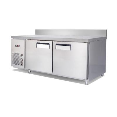 China Effiency 1.5m Counter Fridge High Freezing Freezer Refrigerator Pizza and Salad Prep Table Cooks for sale