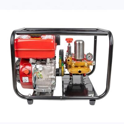 China High Pressure Triple Pump 170F 4 Stroke Sight Type Gasoline Engine Piston Pump Power Sprayer Portable Agricultural Machinery for sale