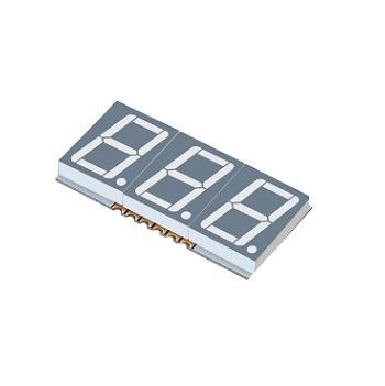 China Indoor 0.56 inch RGB 7 digit common anode/cathode 7 segment 3 digit common anode smd led digital display for sale