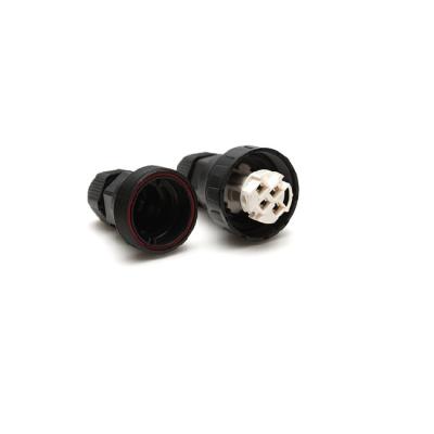 China Waterproof AC-797B IP68 Outdoor AC Power 4 Pin Connector Male Female Connector for sale