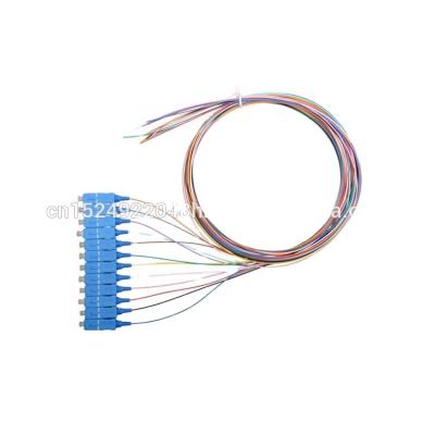 China WHB&R 12 Core Pigtail Fiber Optic Patch Cord 0.9mm 1 Meters SC-UPC With Factory Prices à venda