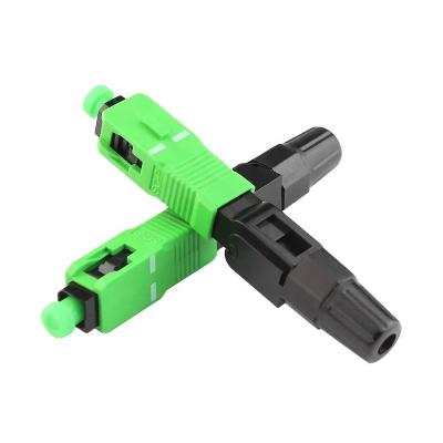 Китай FTTH SC/APC Quick Assembly Fiber Optic connector SC/UPC Fast Connector gpon network продается