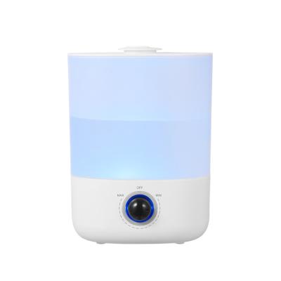 China New Design Hotel Use 3.5L Top Use High Flow Mist Aroma Diffuser Cool Color Changing Air Ultrasonic Desktop Humidifier for sale