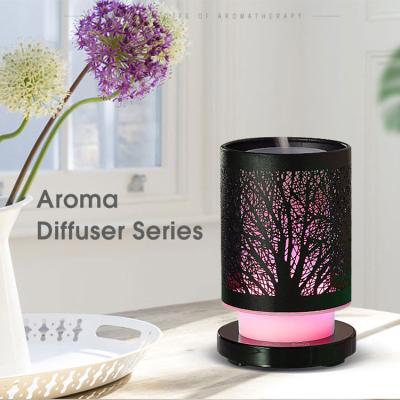 China Aromatherapy Essential Mini Mist Diffuser Ultrasonic Humidifier With USB Metal Air Diffusers 35ML Home Small Oil Aroma Hotel for sale