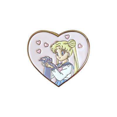 China Viet Nam Aliexpress Sailor Moon Theme Custom Enamel Pins Customizable Lapel Pins Lapel Pins Manufacturers for sale