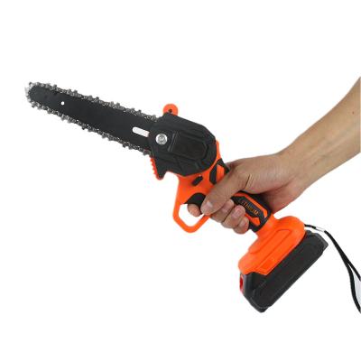 China Household factory outlet 18V 4IN mini electric light cordless garden pruning lithium battery chainsaw logging low price 6IN portable family for sale