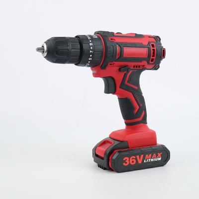 China Professional cordless electric household drill tool lithium battery brushless electric drill for sale