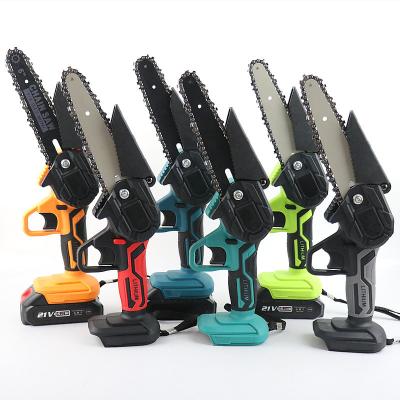 China Solid Color Ex-factory Safety Quality Guarantee Price Professional Mini Electric Chain Saw-7 Electric Battery Chainsaw for sale