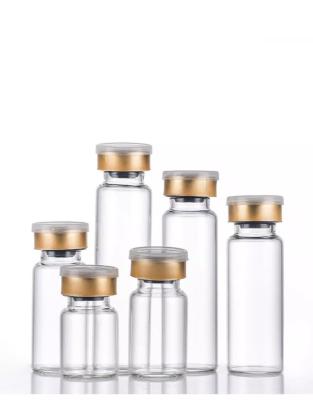 China Tawny Bayonet Tawny Bottle 10ml Stain Bottle Powder Bottle Xialin Travel Clear Freeze-Dried Separate Pull Separate Bottling Set Tube Glass for sale