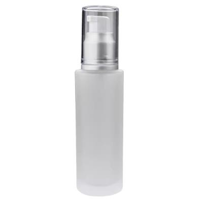 China Separate Cosmetics in Press Separate Emulsion Makeup Remover Spray Glass Bottles Portable Travel Perfume Fine Mist Spray BO for sale