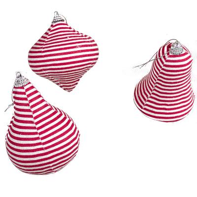 China Popular Christmas Tree Stripe Christmas Tree Pendant New Material Christmas Ball Foam, Christmas Scene Layout Props for sale