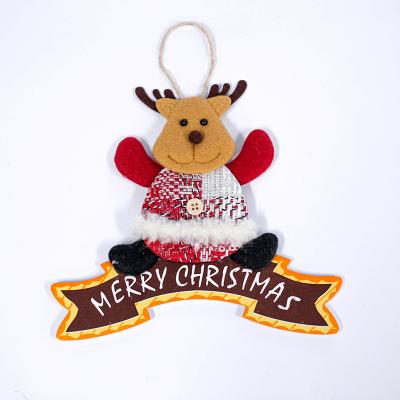 China The lovely decorations doll, Christmas door hanging, decoration window wind Christmas decorations Christmas tree props set for sale