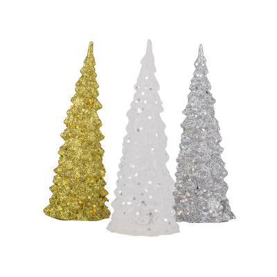 China Lighting Hot Sales Christmas Decorations Supplies Colorful Luminous Acrylic Toys Christmas Tree for sale