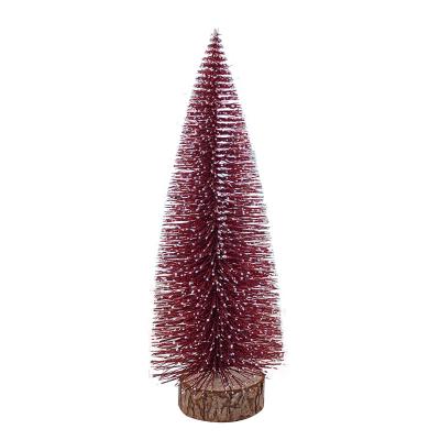 China Plastics Mini Desktop Christmas Tree Various Color 10cm 15cm 20cm 25cm 30cm Christmas Tree Desktop Decoration for sale