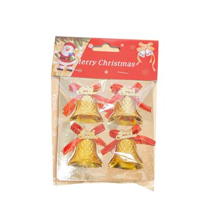 China Hot Selling Hanging Bell Rattan Garland Party Decoration Christmas Tree Ornaments Hanging Bells, 3.5cm Each for sale