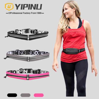 China YIPINU Water Proof Waterproof Waist Fanny Pack Running Belt Reflective Diet Bag for sale