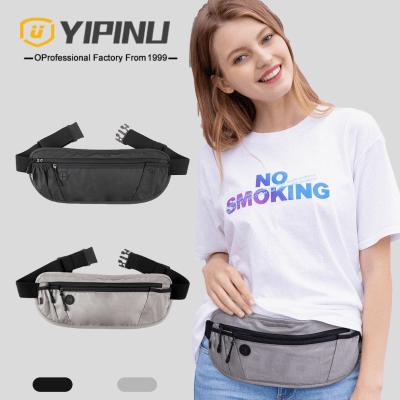 China YIPINU Water Proof Travel Money Belt RFID Blocking Passport Holder For Men Women Waist Bag for sale