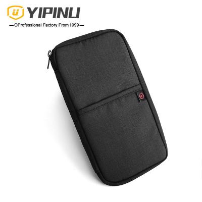 China YIPINU Multifunction Eco-friendly Cover Visa Wallet Case Leather Rfid Travel Passport Holder for sale