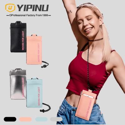 China YIPINU Eco-friendly Fashion Shoulder Bag Mobile Cell Phone Bags Genuine Leather Cell Phone Bag for sale