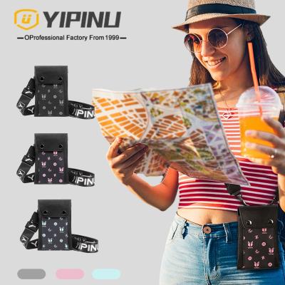 China YIPINU Leather Waterproof Anti-fall Cross - Body Mobile Phone Shoulder Filter Frames Women Cell Phone Bag for sale