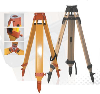 China 2018 new type tripod survey instruments for total station floor wooden tripod S20 for sale