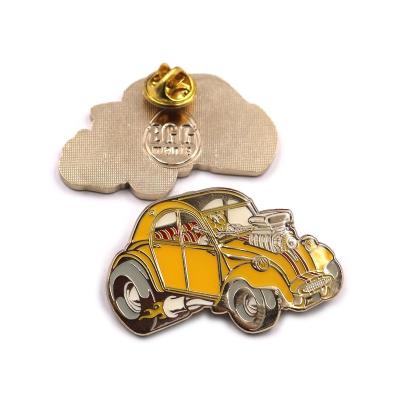 China Hot Selling Europe 2022 Hot Selling Enamel Car Taxi Pin Cheap Custom Metal Truck Lapel Pin Badge Metal Pin With Backing Card for sale