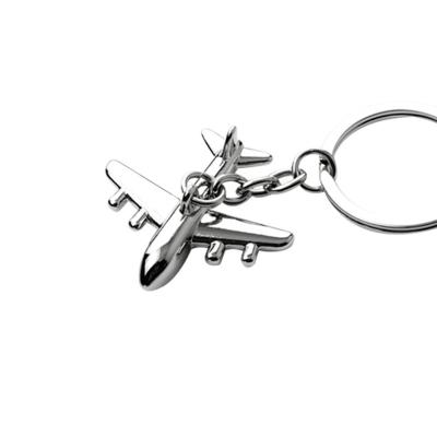 China Europe Metal Warplane Helicopter Airplane 3D Keychain Bomber Keychain Warcraft Key Chain for sale