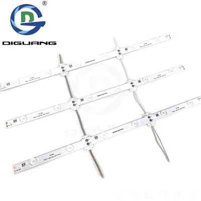 China Light box donguan 12v 3030 6000K Brightness high quality SMD  pure white Diffuse Reflection led lighting bar strip for Fabric Light box for sale