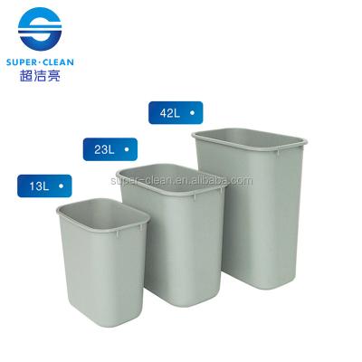 China Viable Plastic Large/Medium/Small Place Plastic Trash Bin for sale