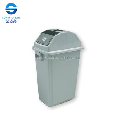 China Sustainable 58L Plastic Revolving Cover Collect Bin for sale