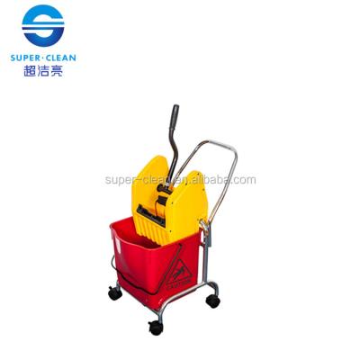 China Simple Down-Press Mop Wringer Cart Sustainable For Home / Hotel for sale