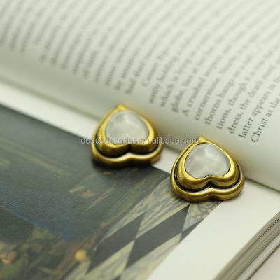 China 100pcs Free sample fashion design button decorative suit wool coat heart button for sale