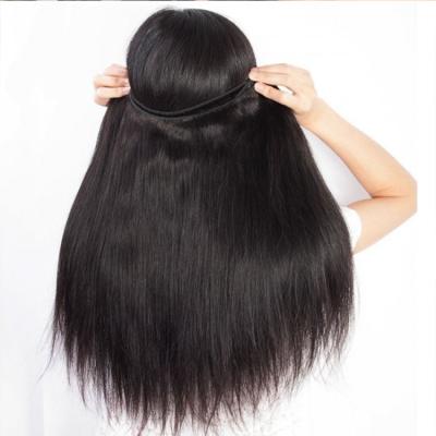 China Can Dropshipping Iron on Wholesale 100% Straight Virgin Remy Human Hair Weft Bundles Natural Black 12y 10y Human Hair Bulk Bundles for sale