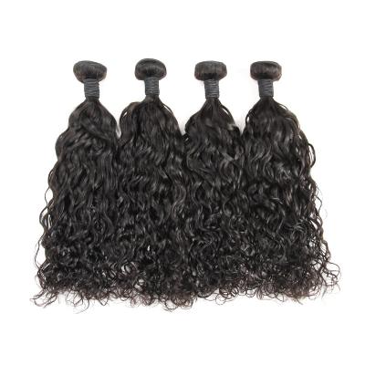 China Can List Raw Virgin Cambodian Iron Water Wave Hair Bundle Sellers, Raw Unprocessed 10a Hair Bundles, Water Wave Hair Products for sale